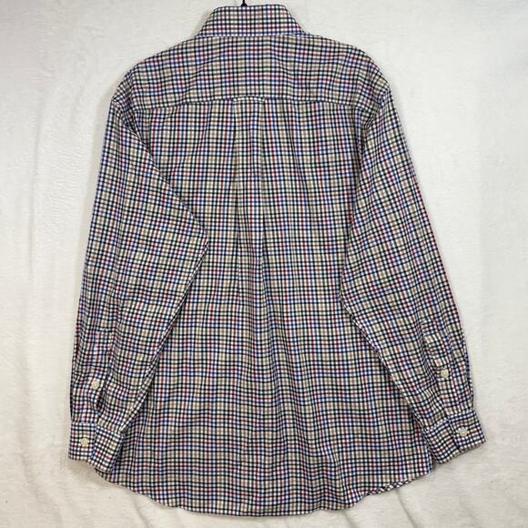 Orvis‎ L Check Button Down Shirt Colorful Plaid Long Sleeve Office Wedding Guest - Picture 5 of 10